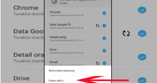 Cara Menghapus Akun Google Di Android