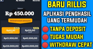 Aplikasi Penghasil Uang Tercepat