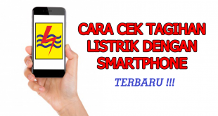 Cara cek tagihan listrik lewat hp android