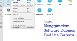 Cara Menggunakan Software Daemon Tool Lite Terbaru