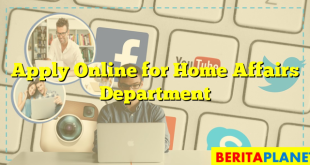 Apply Online for Home Affairs Department