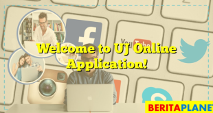 Welcome to UJ Online Application!