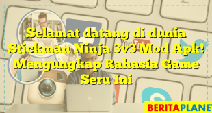 Selamat datang di dunia Stickman Ninja 3v3 Mod Apk! Mengungkap Rahasia Game Seru Ini